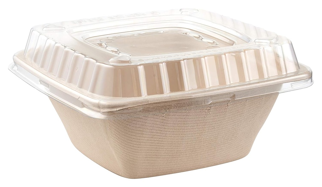 Tapa Plastica Para Bowl Cuadrado Bio