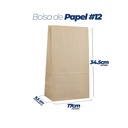 BOLSA DE PAPEL No.12 500pc