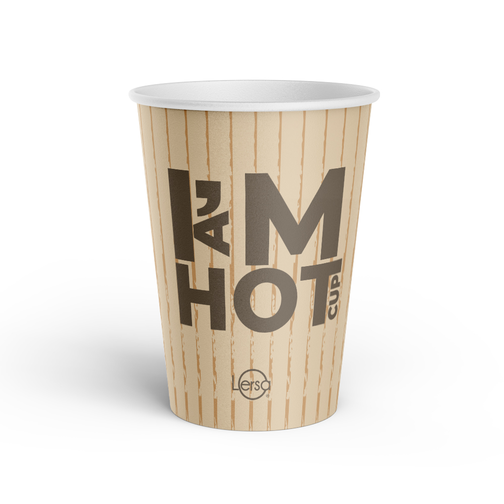 [VC12L1] 12oz PAPER HOT CUP ( PRINTED LERSA DESIGN)